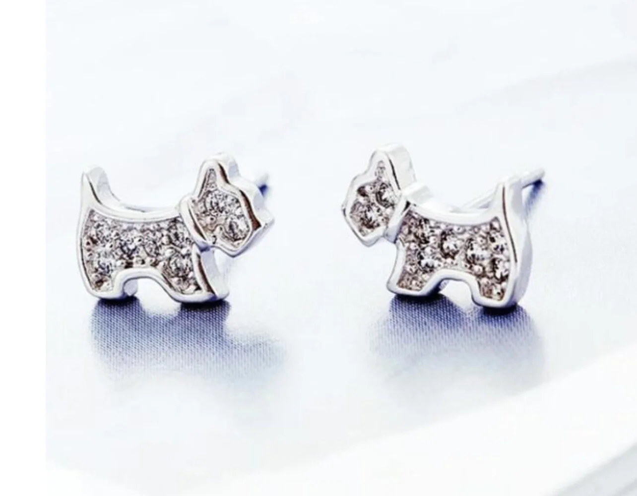 Doggie earrings clearance