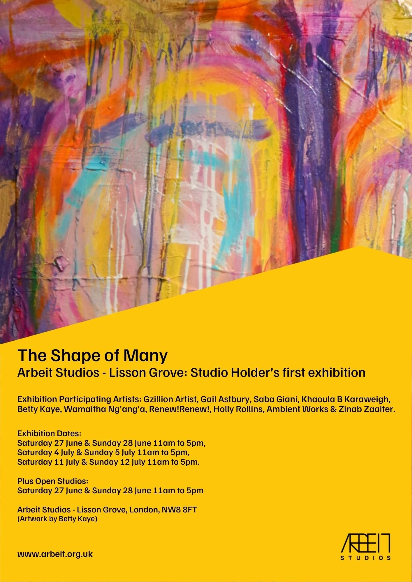 The Shape of Many - Arbeit Galleries - Lisson Grove’s Opening Exhibition
