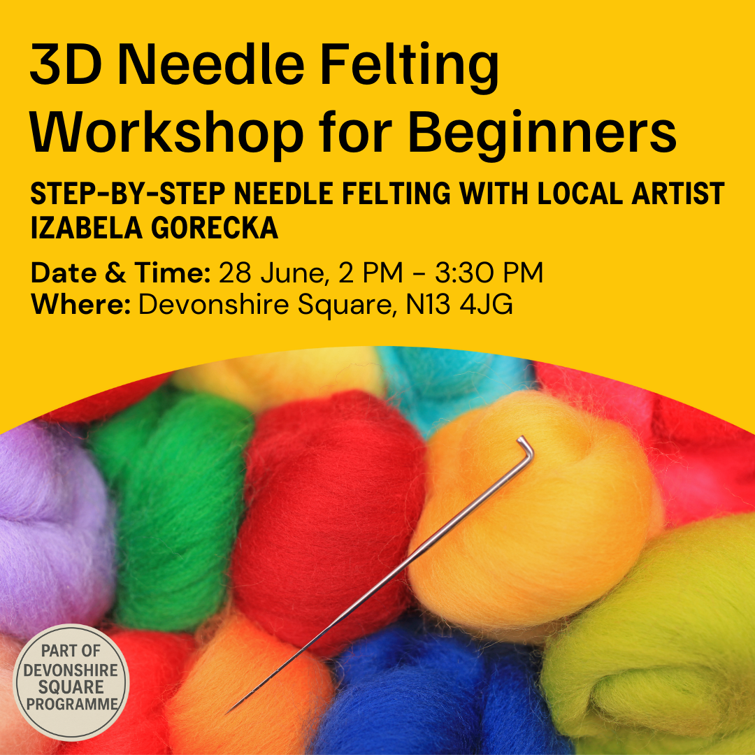 3D Needle Felting Workshop for Beginners