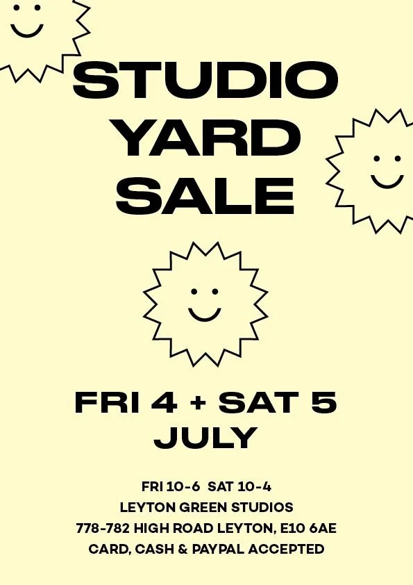 Leyton Green Studios Yard Sale 