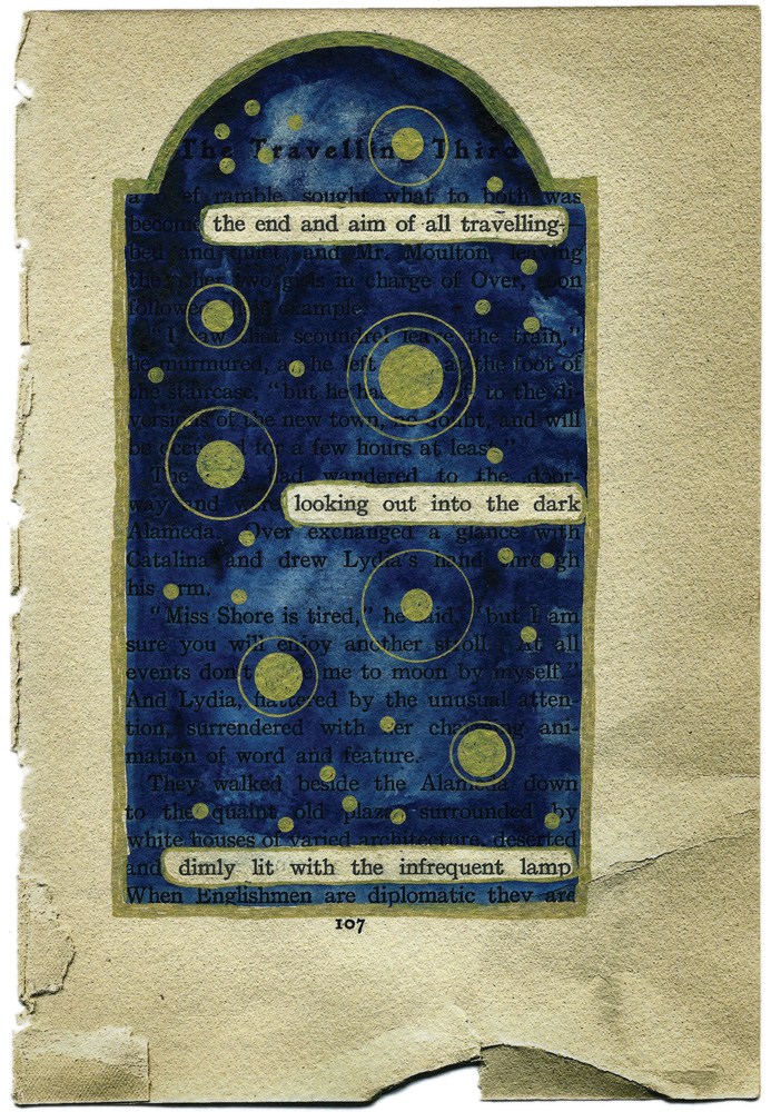 “The End and the Aim” by Ruth Bavetta — from Rattle #29, Summer 2008 Tribute to Visual Poetry