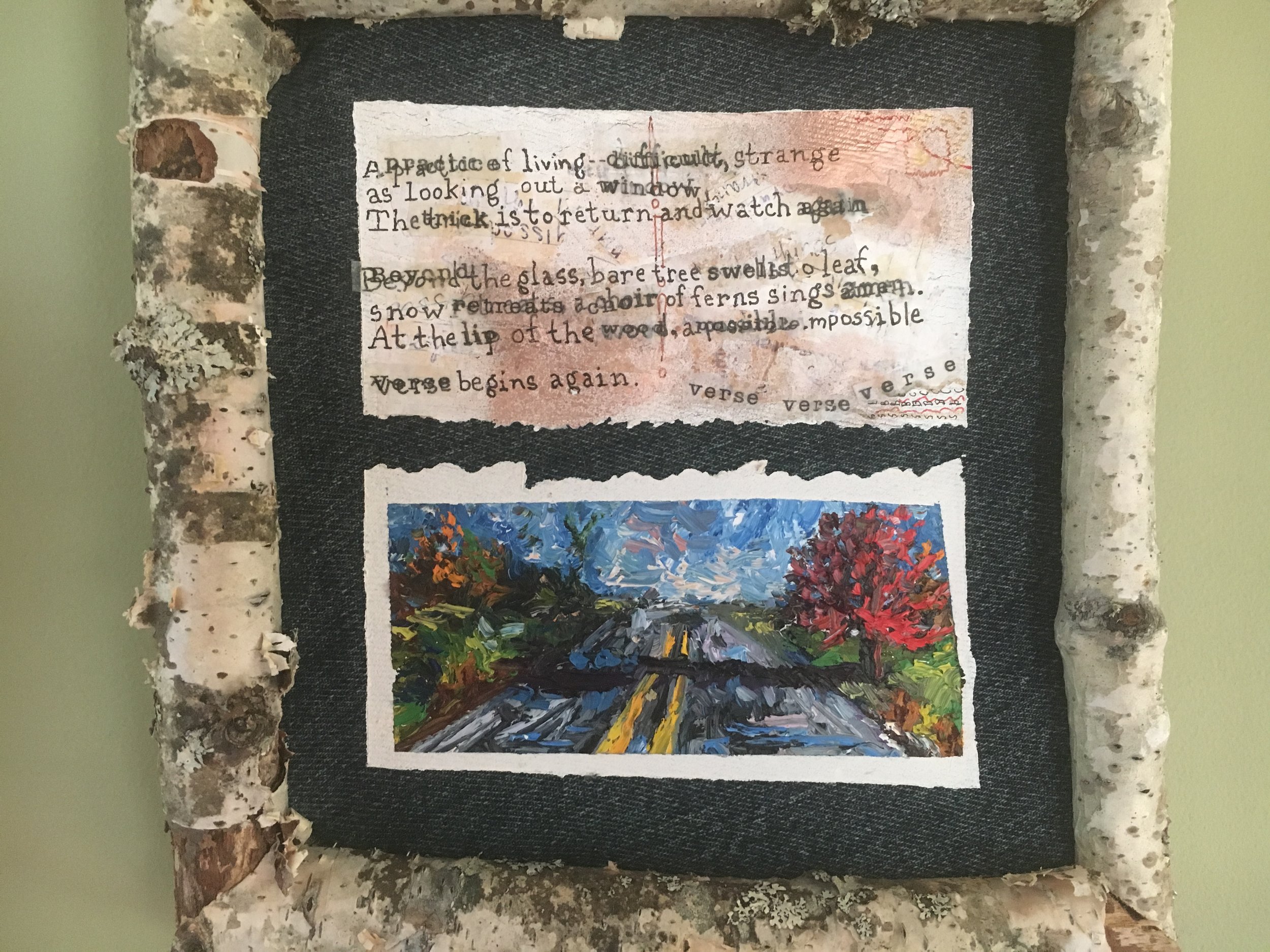Here again, the added strips of text, on a transparent ground, enhance the appearance of the underlayer lettering.
