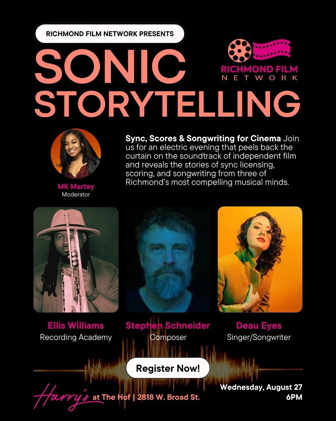 SONIC STORYTELLING: Sync, Scores & Songwriting for Cinema
