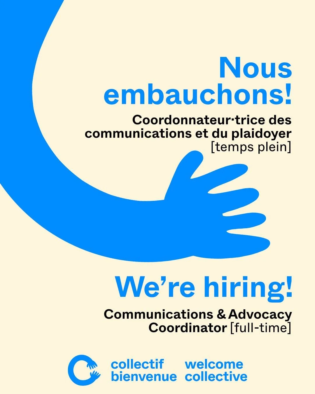 Tu veux mettre ton talent en communications et design au service du changement social? 👋 Rejoignez une &eacute;quipe dynamique et diversifi&eacute;e qui se consacre &agrave; soutenir les familles demandeuses d'asile nouvellement arriv&eacute;es ! 

