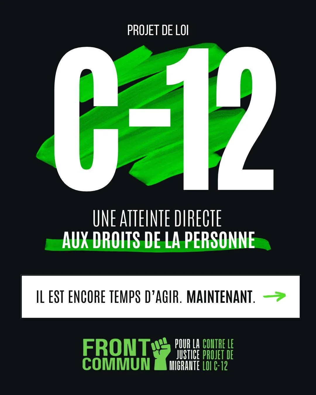 ✳️ Notre Front commun rassemble des organisations au Qu&eacute;bec qui d&eacute;fendent les droits des personnes immigrantes et r&eacute;fugi&eacute;es, les droits humains, l&rsquo;&eacute;galit&eacute; de genre, les droits des travailleur&middot;ses