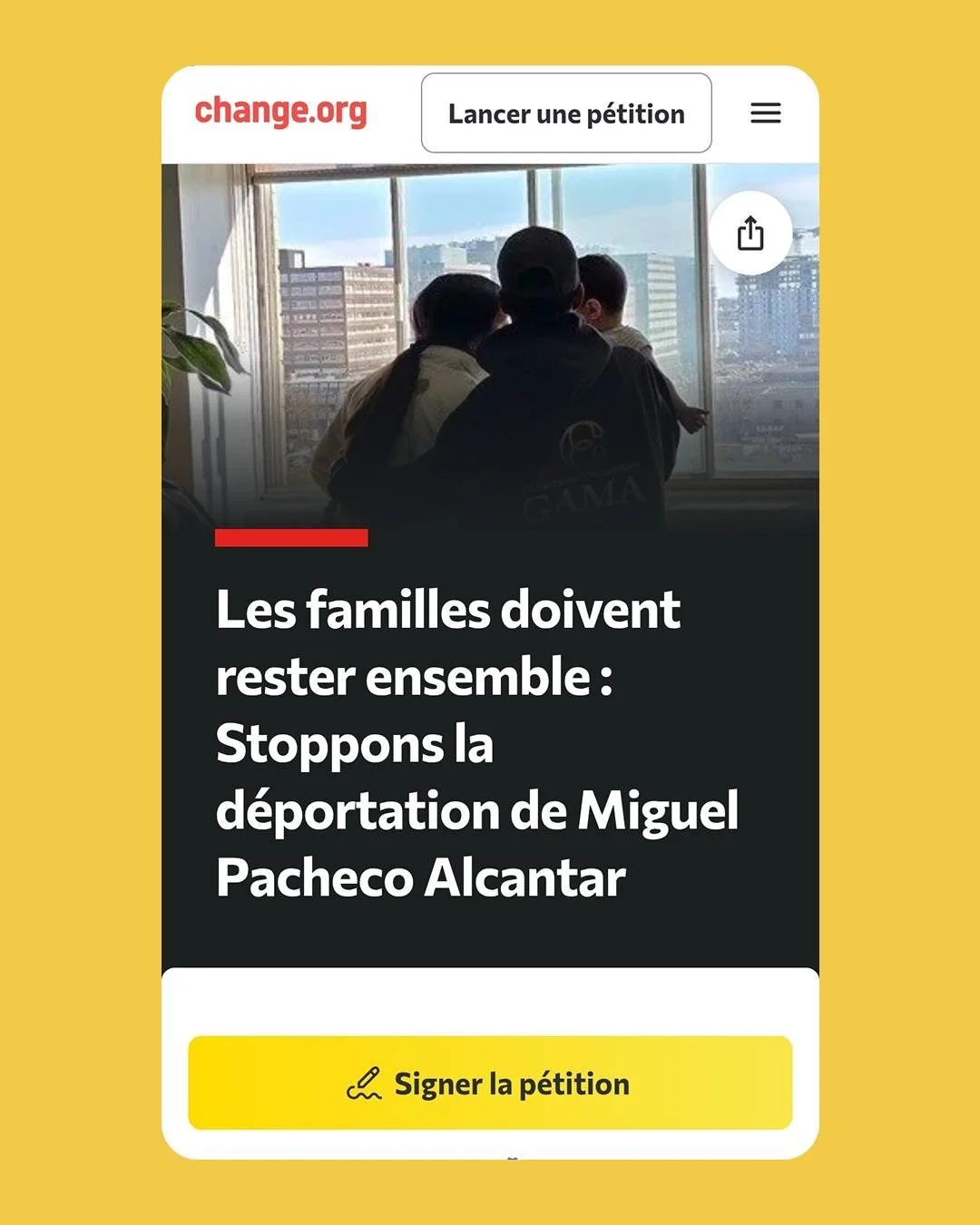 English in the comments ⤵️

🚨 Emp&ecirc;chons l&rsquo;expulsion de Miguel Angel le 5 mai !

Miguel Angel a fui le Mexique en 2023 pour &eacute;chapper aux pers&eacute;cutions violentes d&rsquo;un cartel. Aujourd&rsquo;hui, le Canada s&rsquo;appr&eci