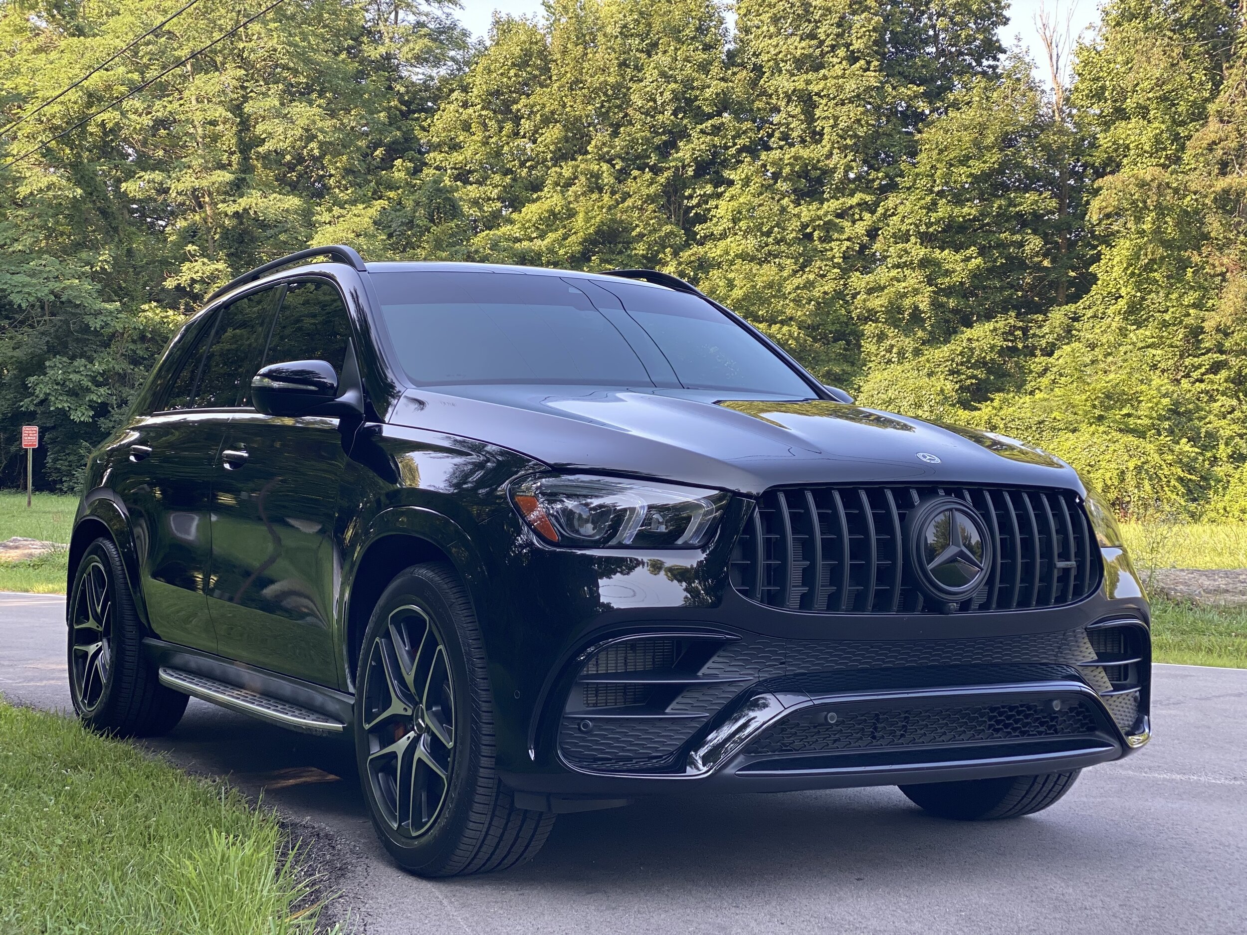 Blacked out GLE63S with RENNtech