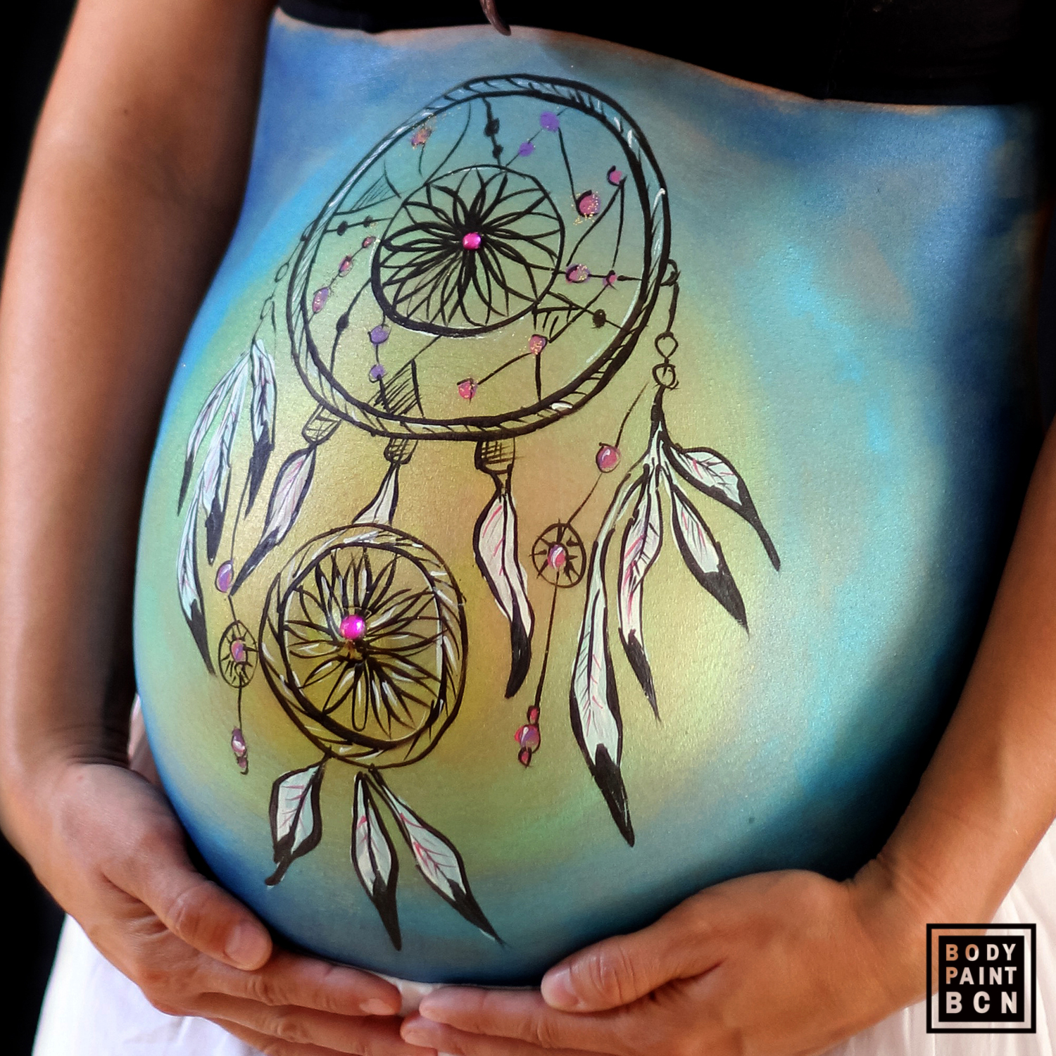 Belly Painting Dream Catcher 