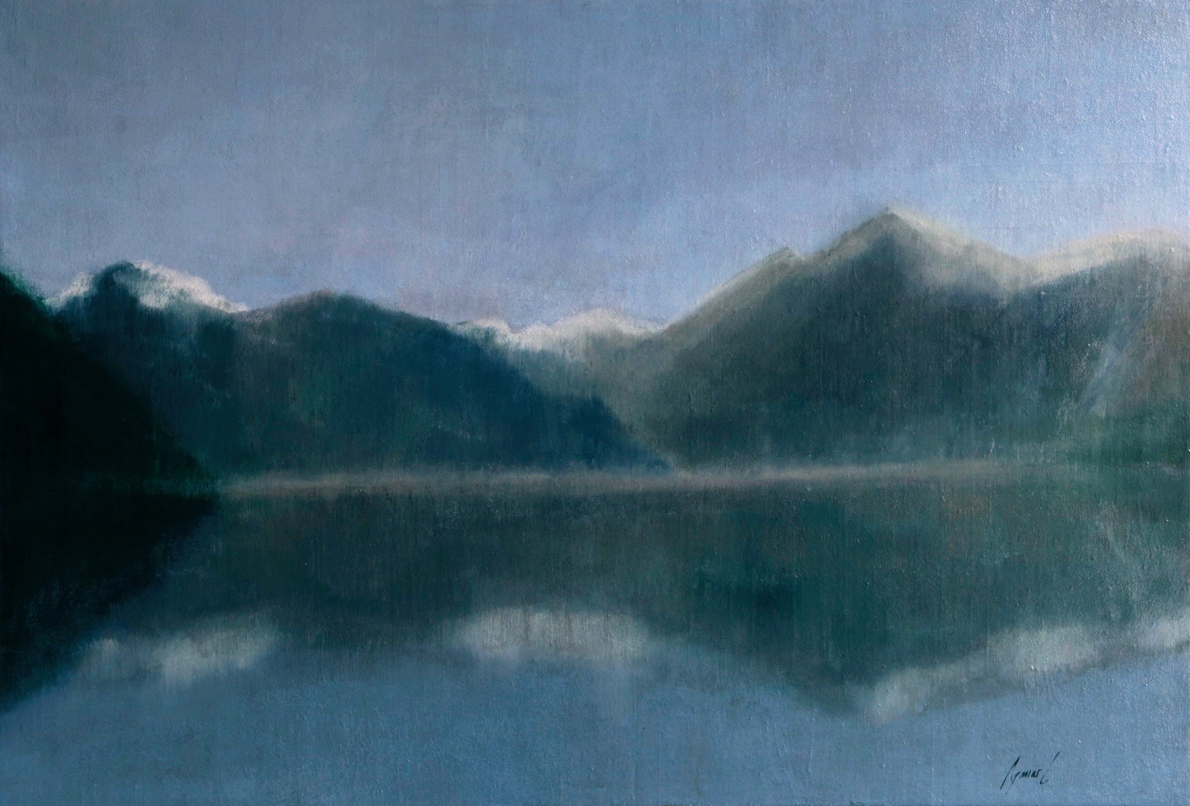 Crossing the Andes, Yelcho lake in Chile