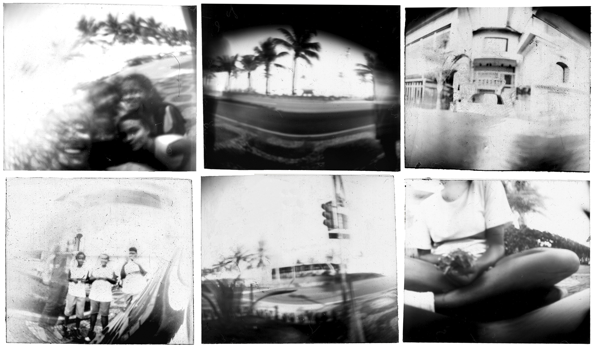 Algumas imagens produzidas e reveladas pelos alunos. / Some images produced and developed by the students.