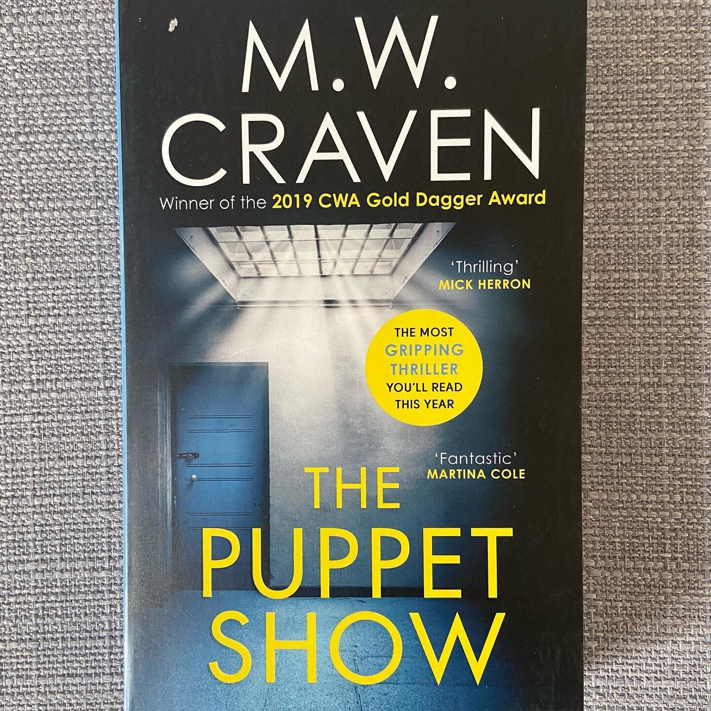 Everyone raves about this series and it&rsquo;s passed me by so @bethwright26 kindly sent me a copy of book one, #ThePuppetShow by @m.w.craven. Thanks so much!