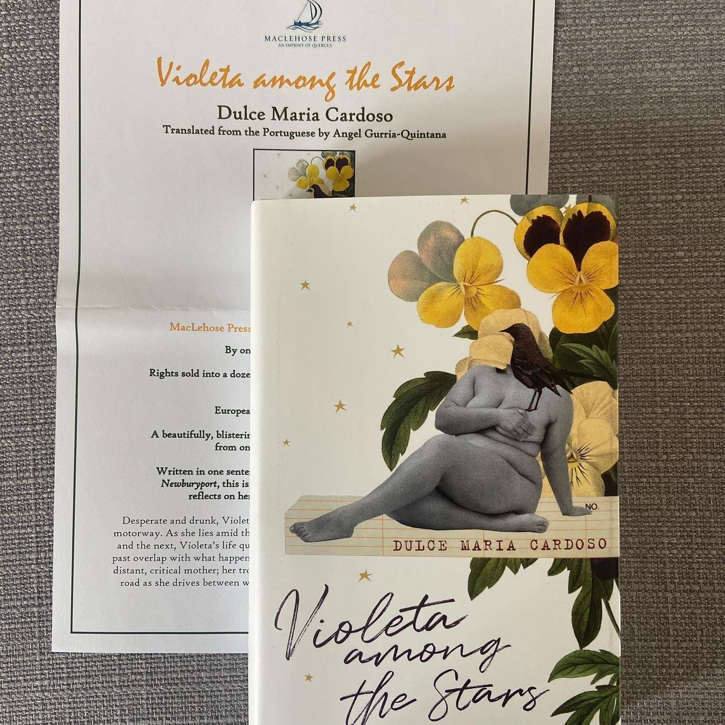 #VioletaAmongtheStars looks like an absolute treat and I can&rsquo;t thank @millyreid1 and @quercusbooks enough for sending a beautiful finished copy my way.