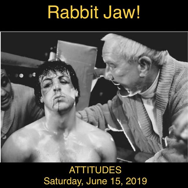 When life gets rocky... Rabbit Jaw!  We will be at the Mohawk Lounge tomorrow night from 10 to 10:45.  We will be at Attitudes on Saturday from 9 to 11 pm!  Come rock with us!
#rabbitjaw #rabbit_jaw #fighter #rocker #rock #music #love #hunger #heart 