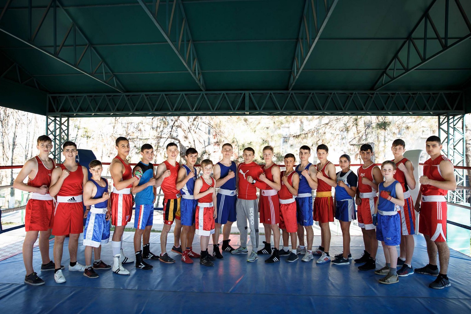 Stela is the only girl in her boxing club in Hincesti, Moldova. (Courtesy of Stela Facebook)