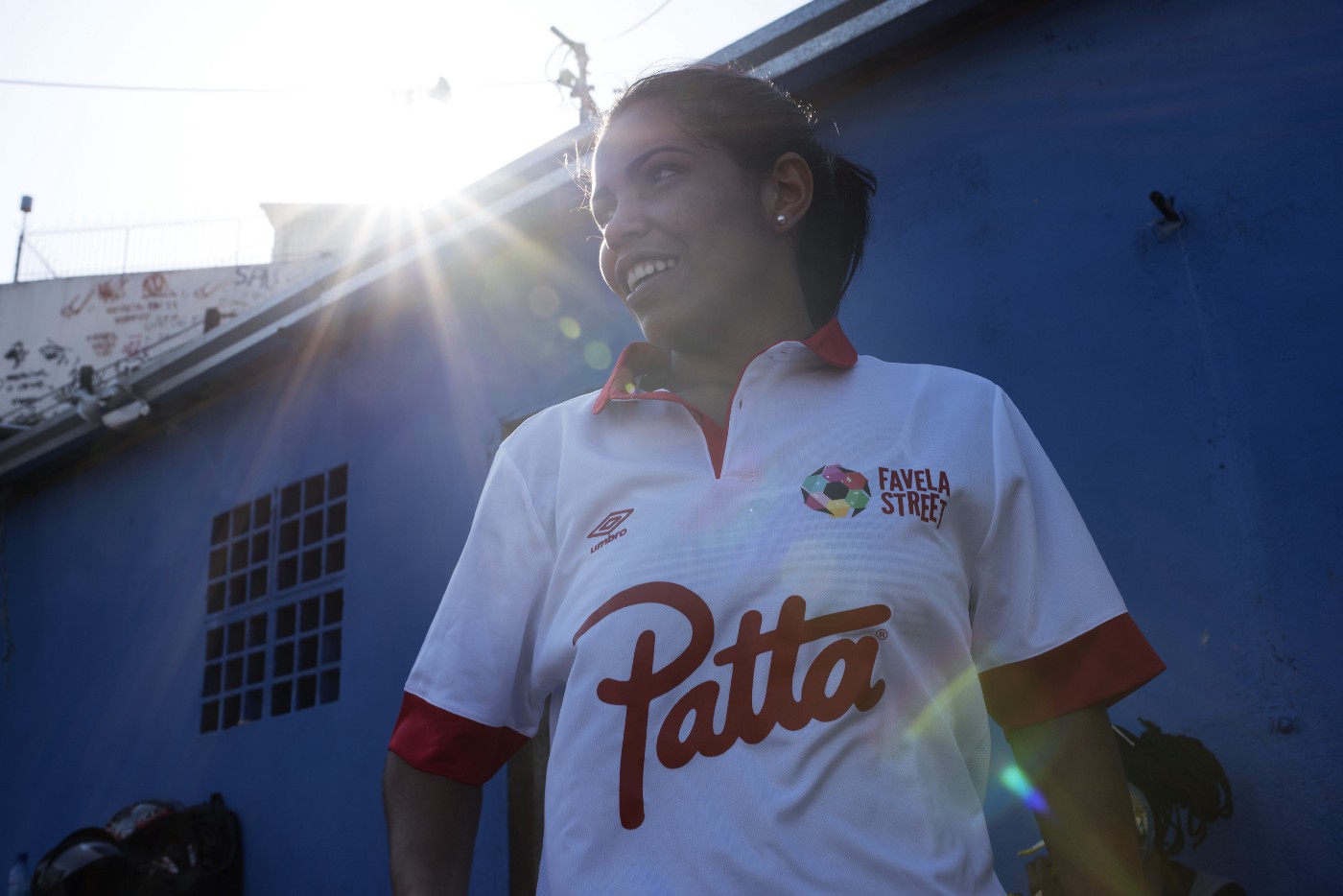 Dryka is the captain of her Favela Street Football Team. She encourages children in favelas to play sports and continue their education. (Courtesy of Favela Street Foundation)
