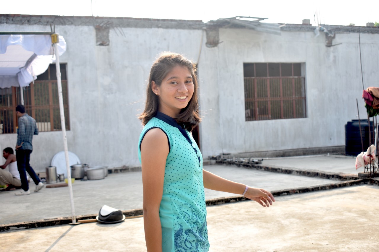 Last year, Akshara organised a community race and invited women in her village to participate wearing their traditional clothes. (Courtesy of Bhumika Regmi / Malala Fund)