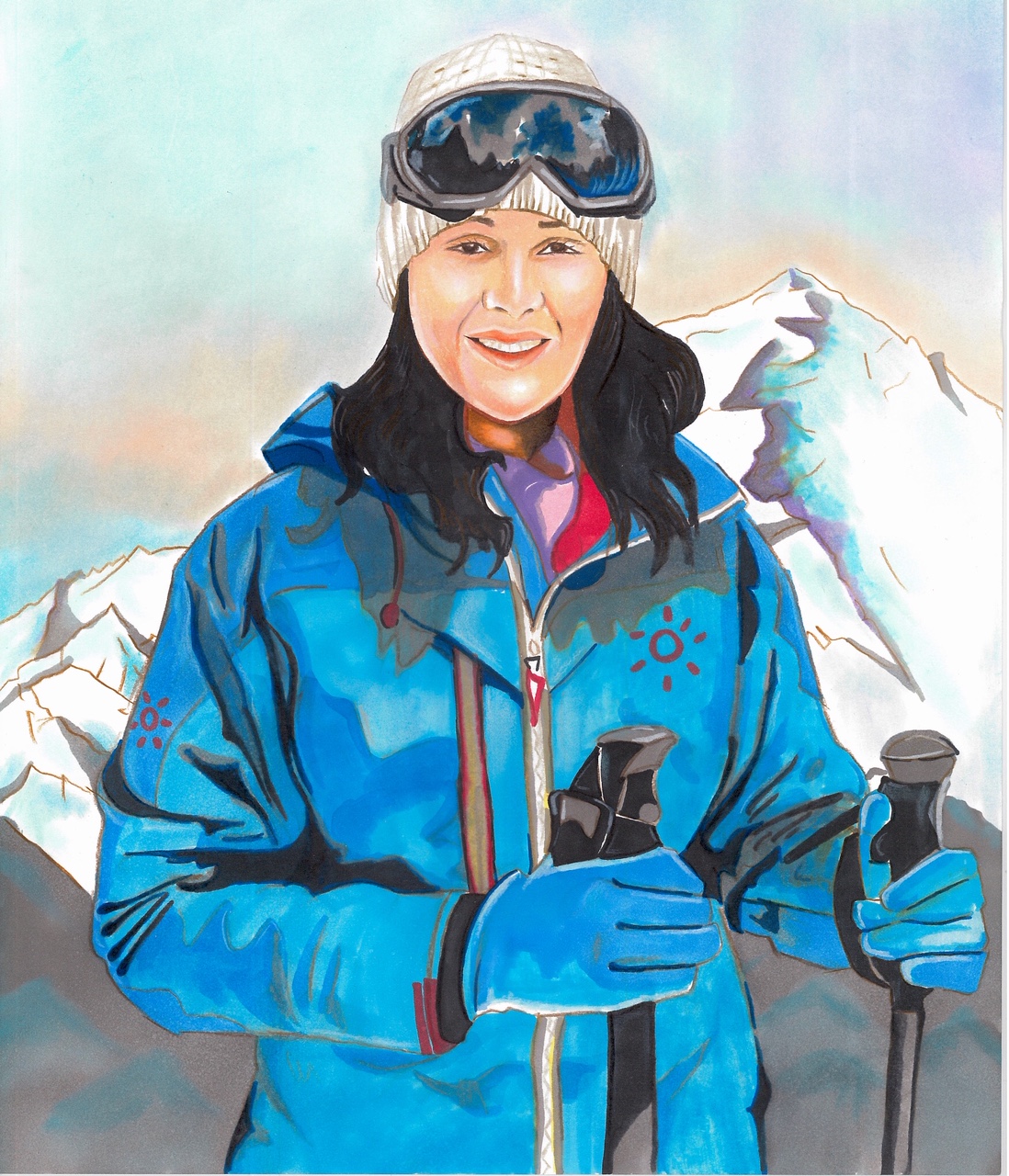 Samina Baig: The First Pakistani woman to climb Mount Everest. (Courtesy of Maliha Abidi)