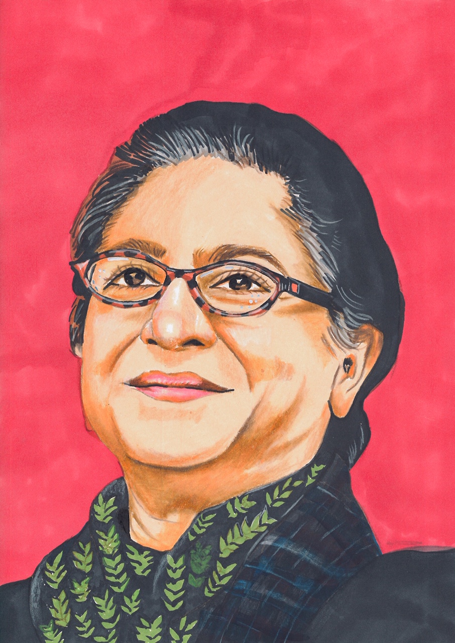 Asma Jahangir: a symbol of feminism and the winner of UN Human Rights Prize. (Courtesy of Maliha Abidi)