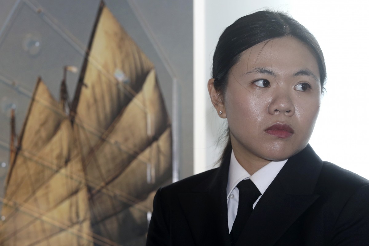 Joanna Kwok Wing-yan is the first female chief engineer on seagoing vessels in Hong Kong. (Courtesy of Handout)