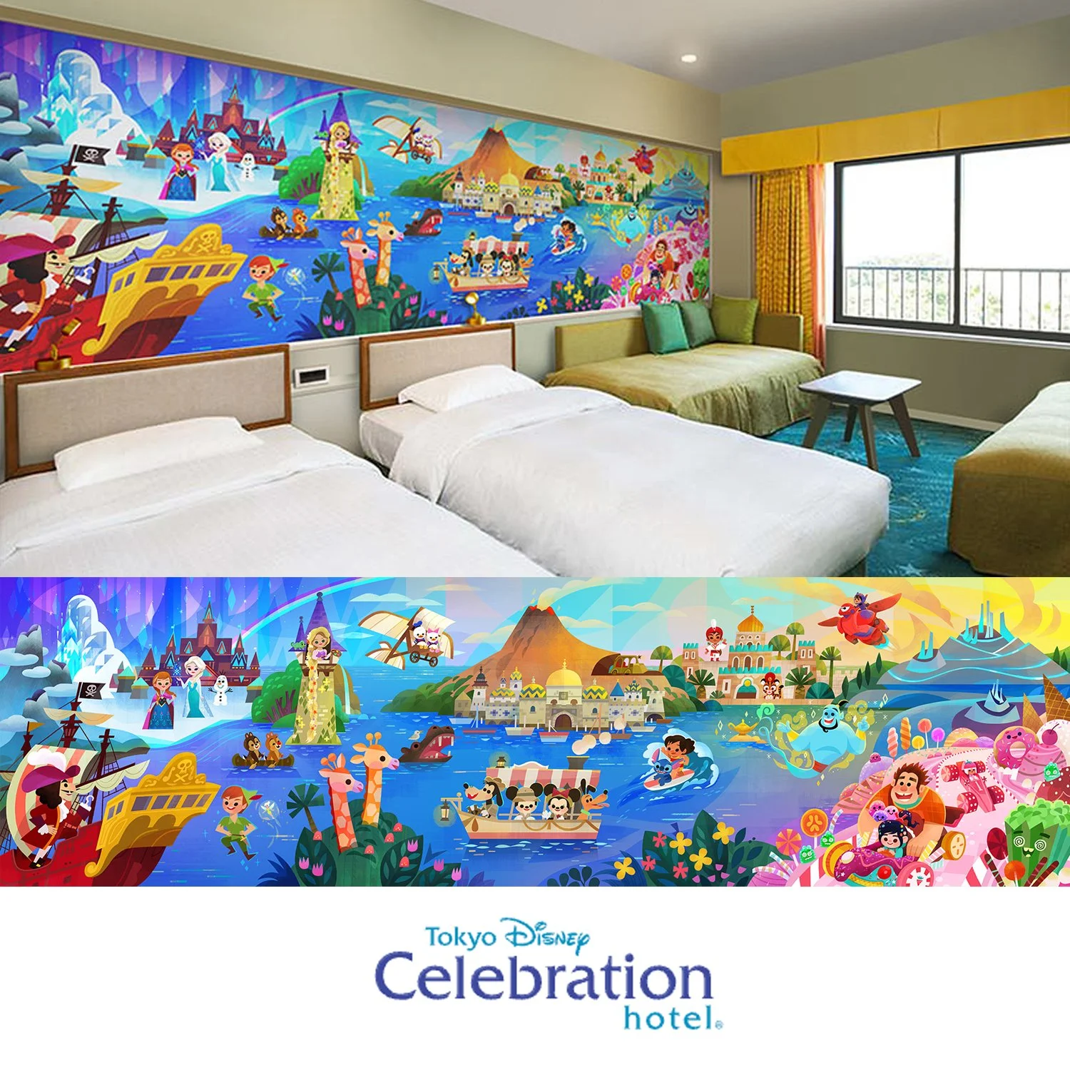 Disney Parks and Resorts Murals/ illustrations — Joey Chou