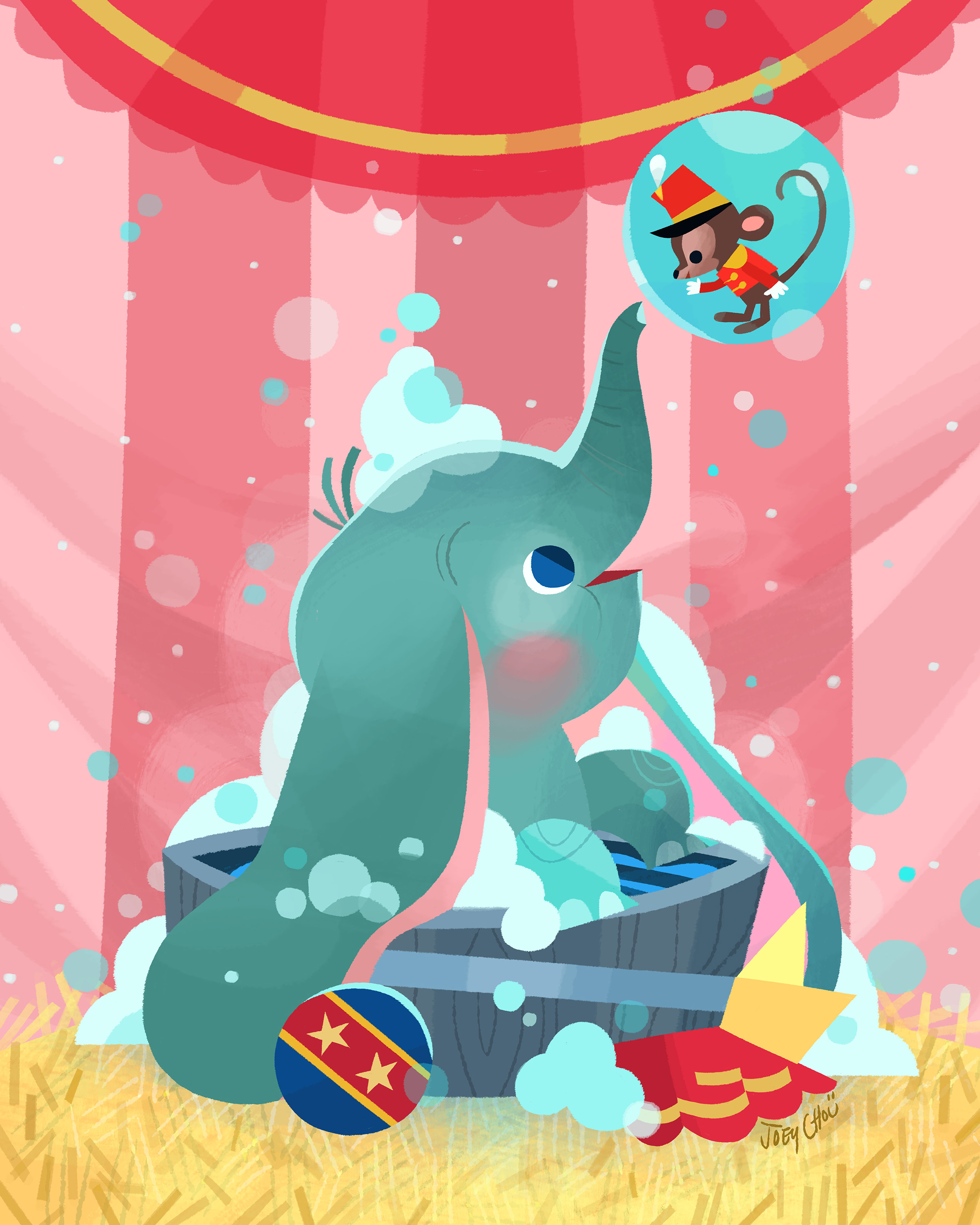 Dumbo's Bath Time