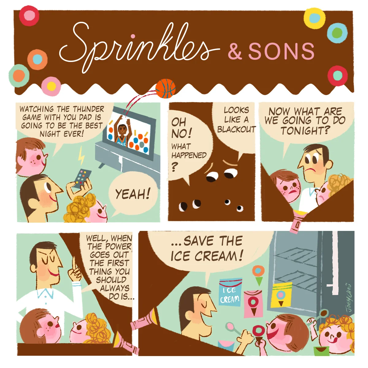 Sprinkles Cup Cake Promo comic