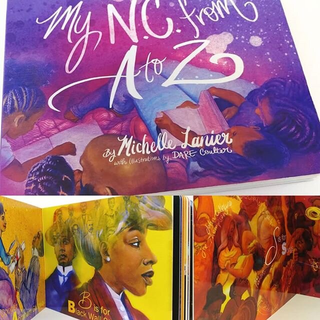 I've been waiting for 2 years to tell you all about this, but I illustrated Michelle Lanier's &quot;My N.C. from A to Z!!!&quot; I was commissioned by the African American Heritage Commission of North Carolina to create the illustrations. There will 