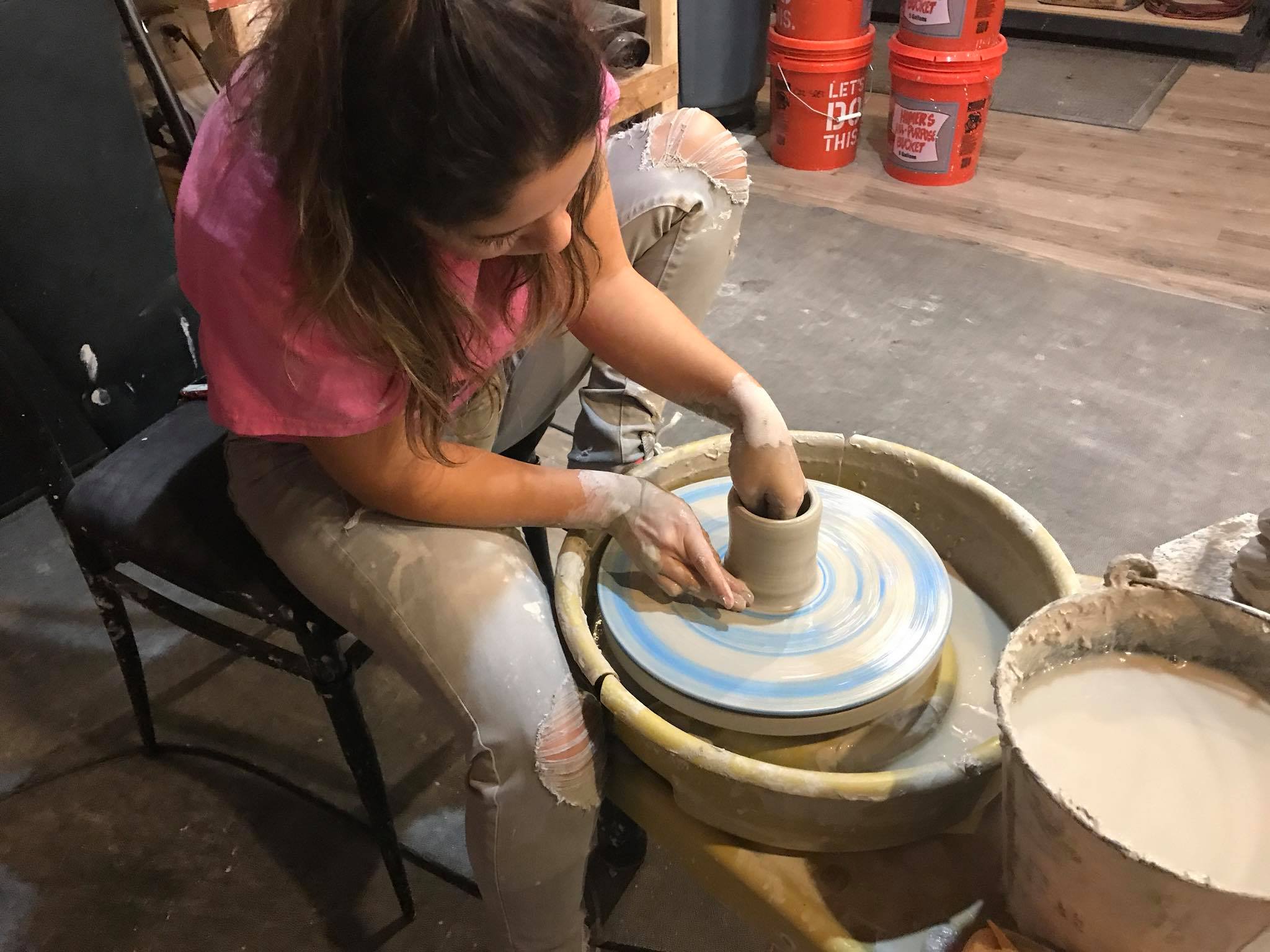 Pottery Class - Pottery Wheel Party - San Diego