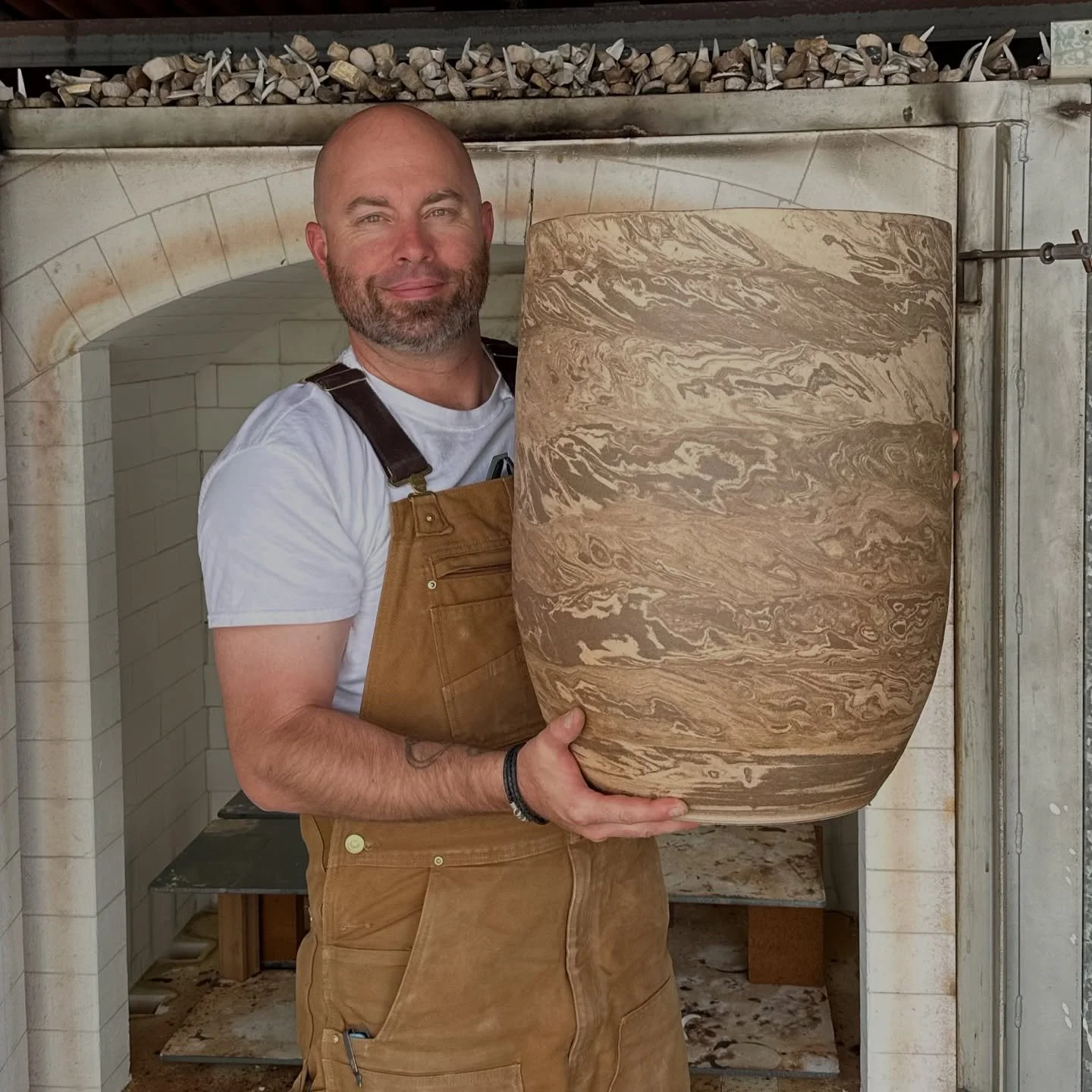 Super exciting to open the kiln to these beauties. I had to wait to fire them until after all the other pots were finished. Cone 6 reduction. Biz bod x speckled brown trout. You know where the clay is from.