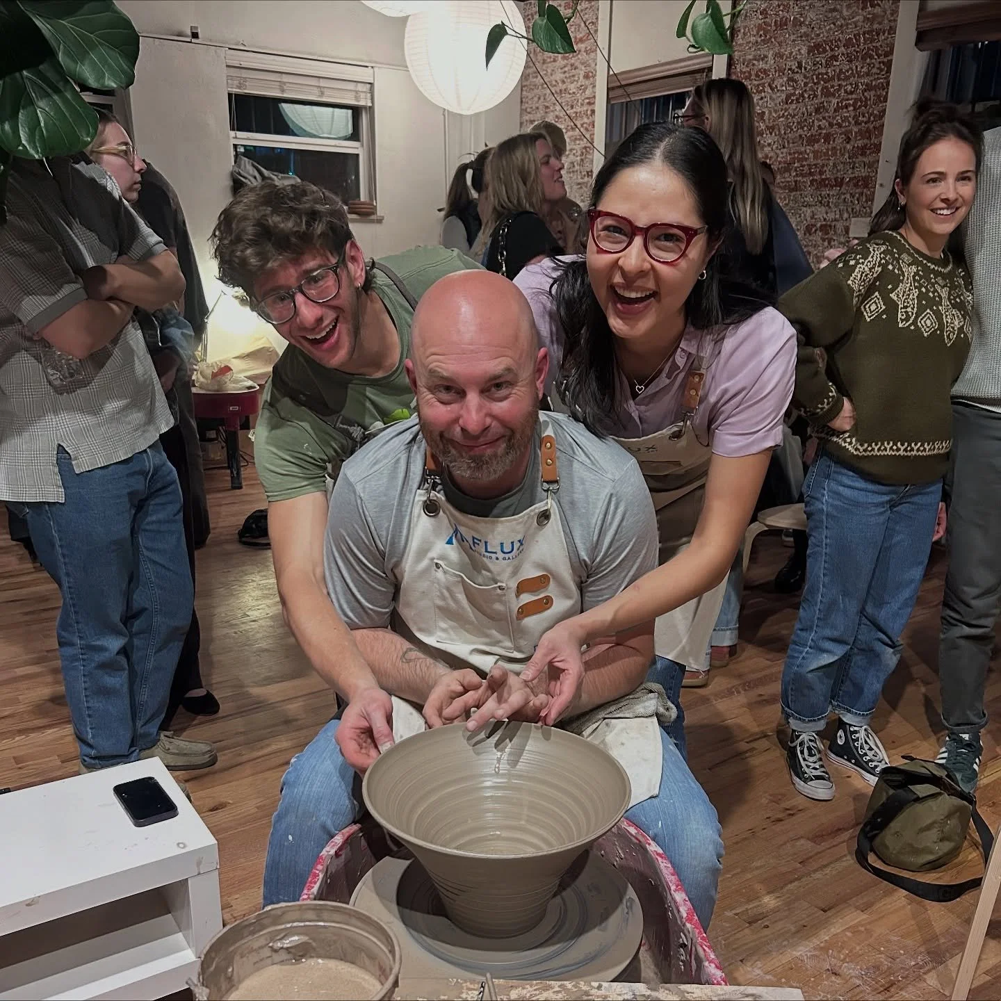 Had an absolute blast Saturday evening with clay friends, celebrating @kinship.denver's 1 year anniversary with some epic clay Olympics 🏺 💪 Thanks for having us out. Congratulations 🎉