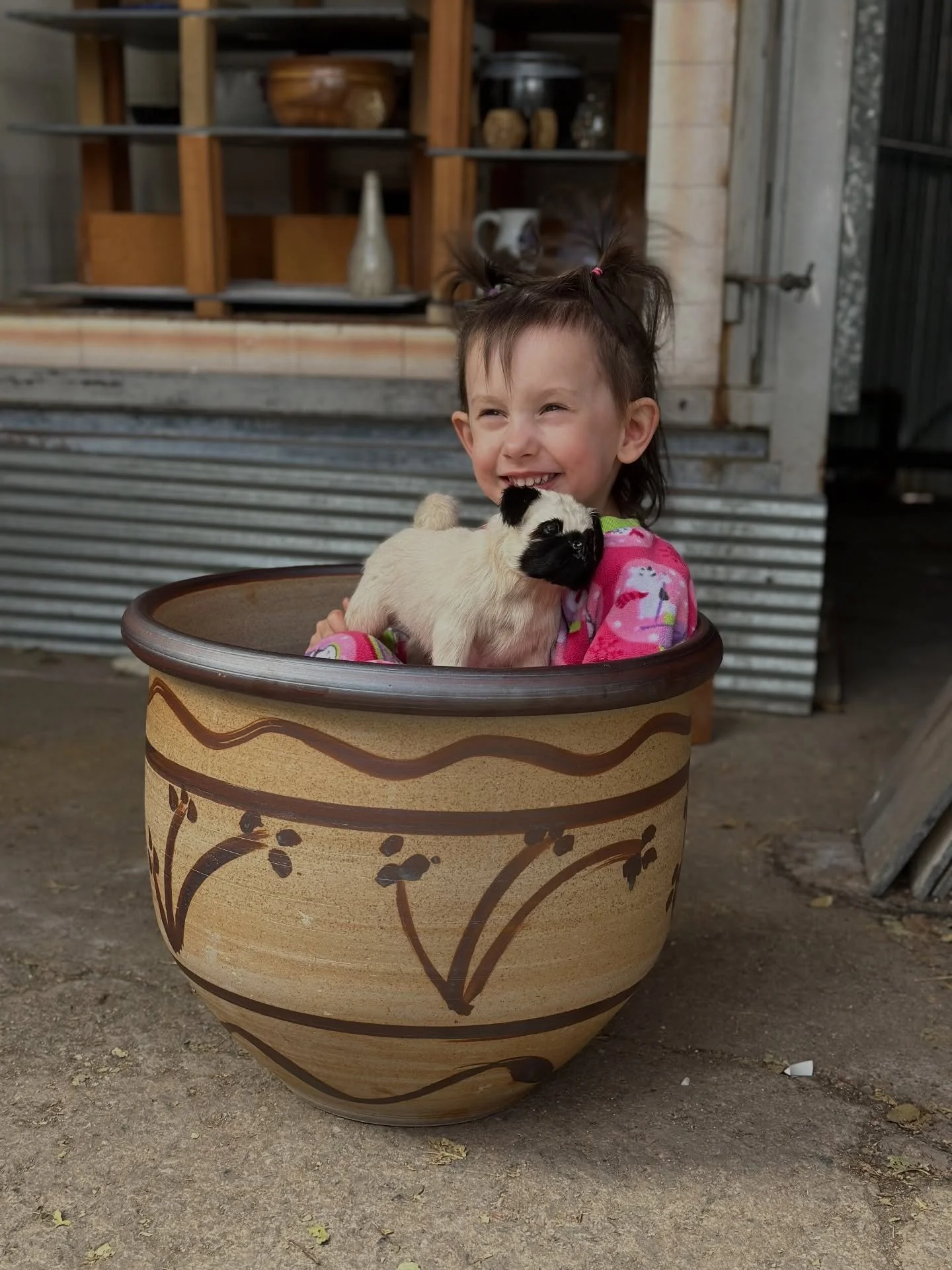 Traditional brunch with Eron and Holland at the Art Hotel. We even got to unload the kiln after! Happy Thanksgiving 🍁