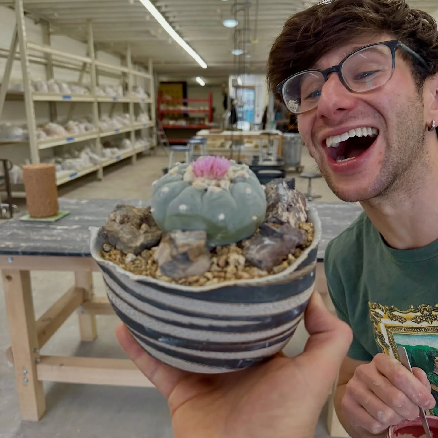 If your pots were a little sideways last night, I caught Ben eating something he shouldn&rsquo;t 😵&zwj;💫 🌵