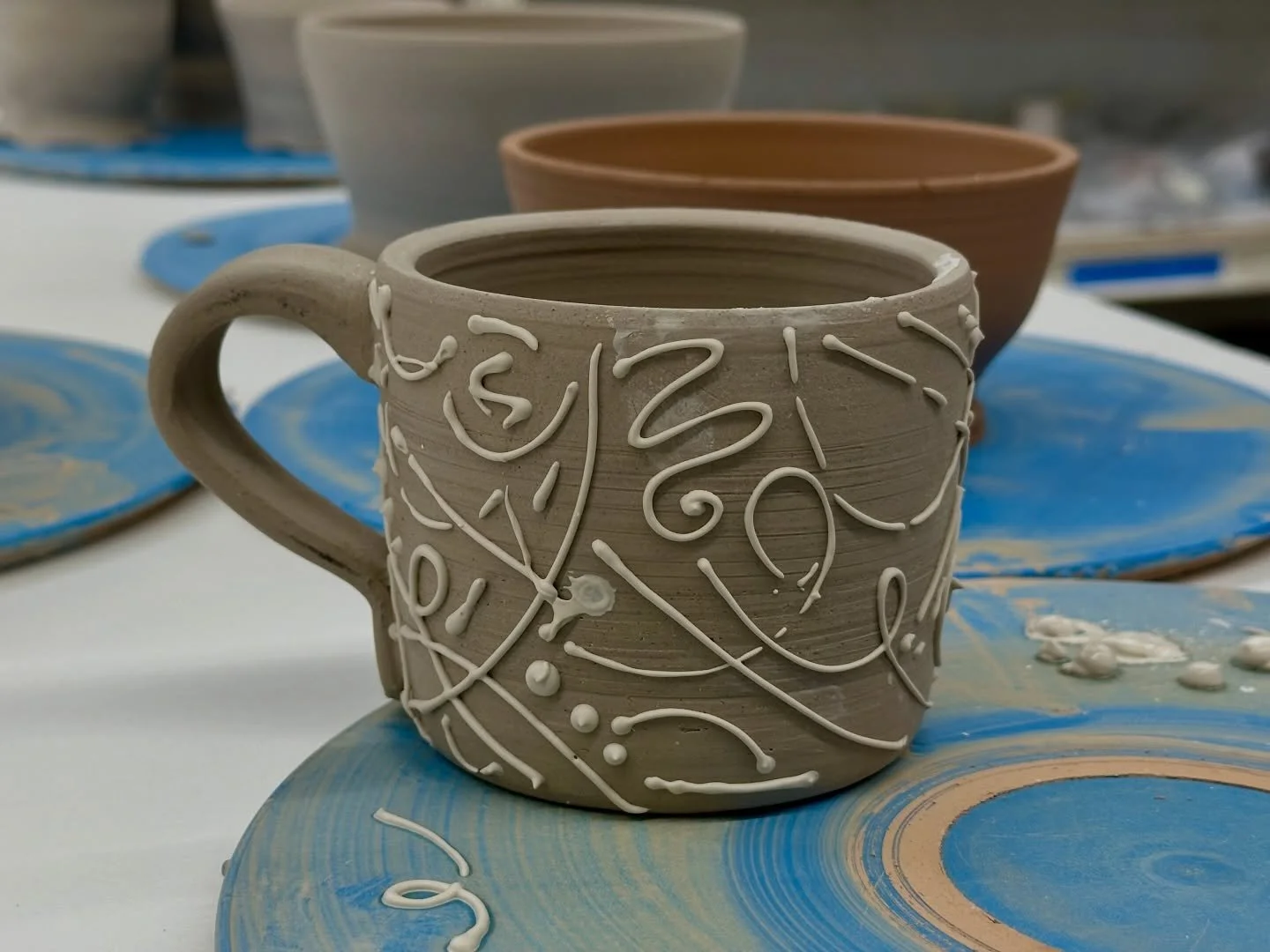 Wrapping up our first session on SoBo. This week we are trimming, adding handles, experimenting with texture and starting to breathe life into our work. The next step is a quick bisque, then we glaze and blaze 🔥
&bull;
It&rsquo;s been a special mont