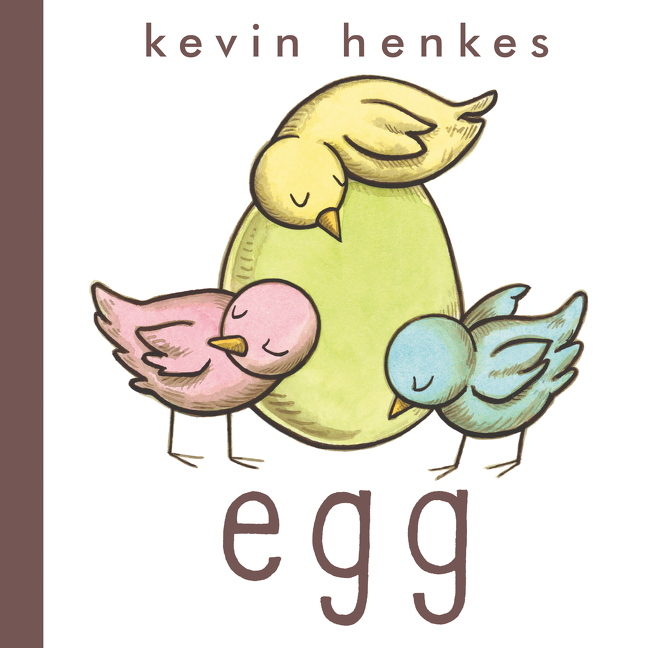 “Kevin Henkes reprises the delicious milk-chocolate and sugared-pastel color sceme of 2015’s Waiting in Egg . Part preschool comedy routine, part word primer…children will learn the words ‘alone,’ ‘said’ and ‘lonely’ before the tale takes a conciliatory turn with the making of ‘friends.’”— Wall Street Journal
