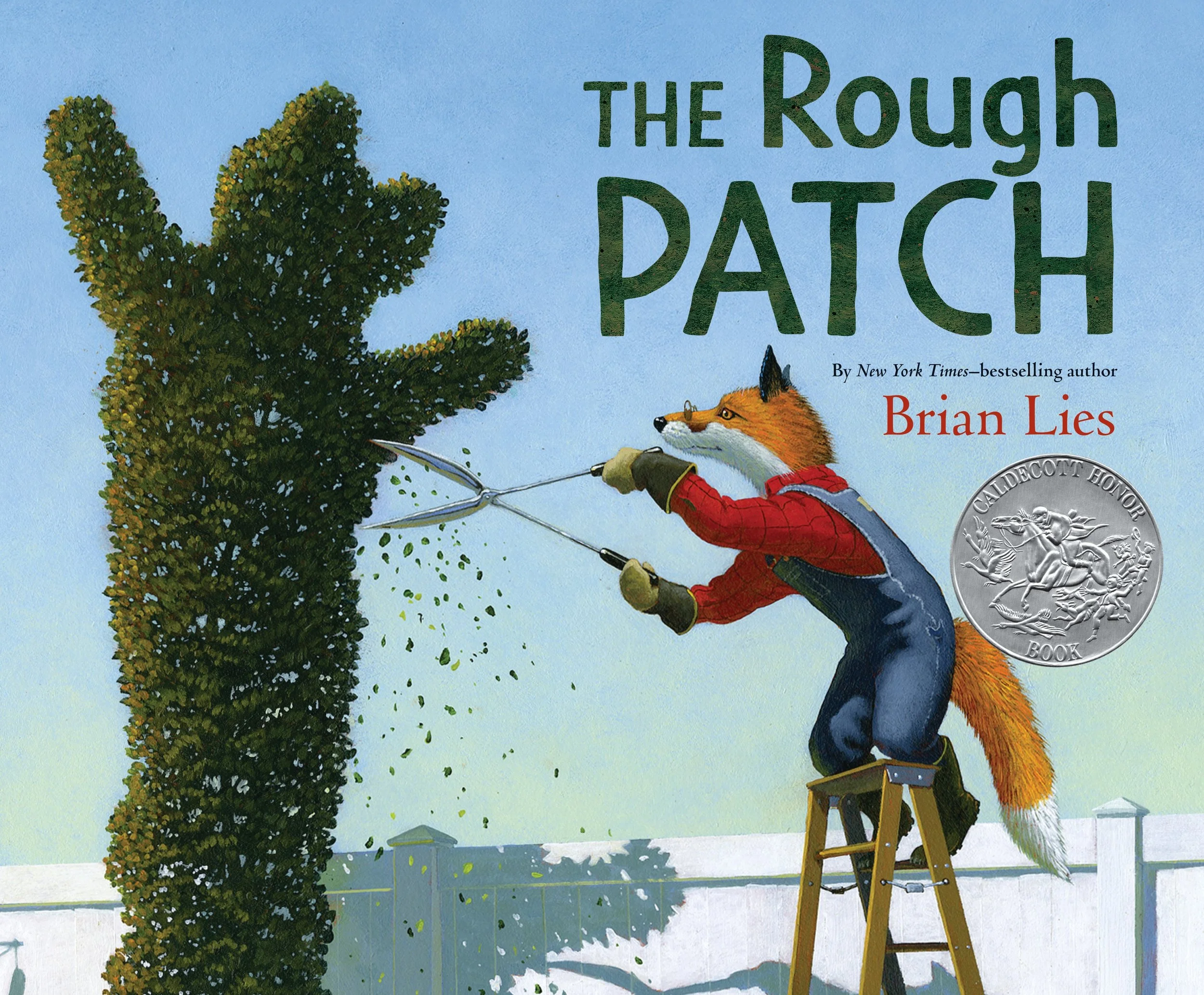 “Grief is the watchword—though it’s never stated—in The Rough Patch, a weepy and wonderful picture book by Brian Lies. ...As Evan’s sorrow turns to rage and then destruction, the reader watches with distress and then with rising hope as the garden, with time, offers the grief-stricken fox a way back to happiness.”— Wall Street Journal