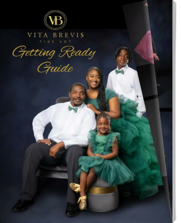 Getting Ready Guide cover with family portrait