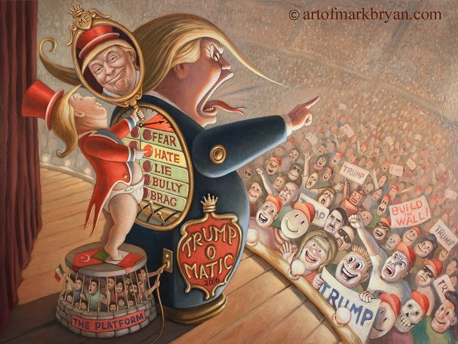 &ldquo;The Trump-o-Matic&rdquo; by Mark Bryan&nbsp;@markbryanart