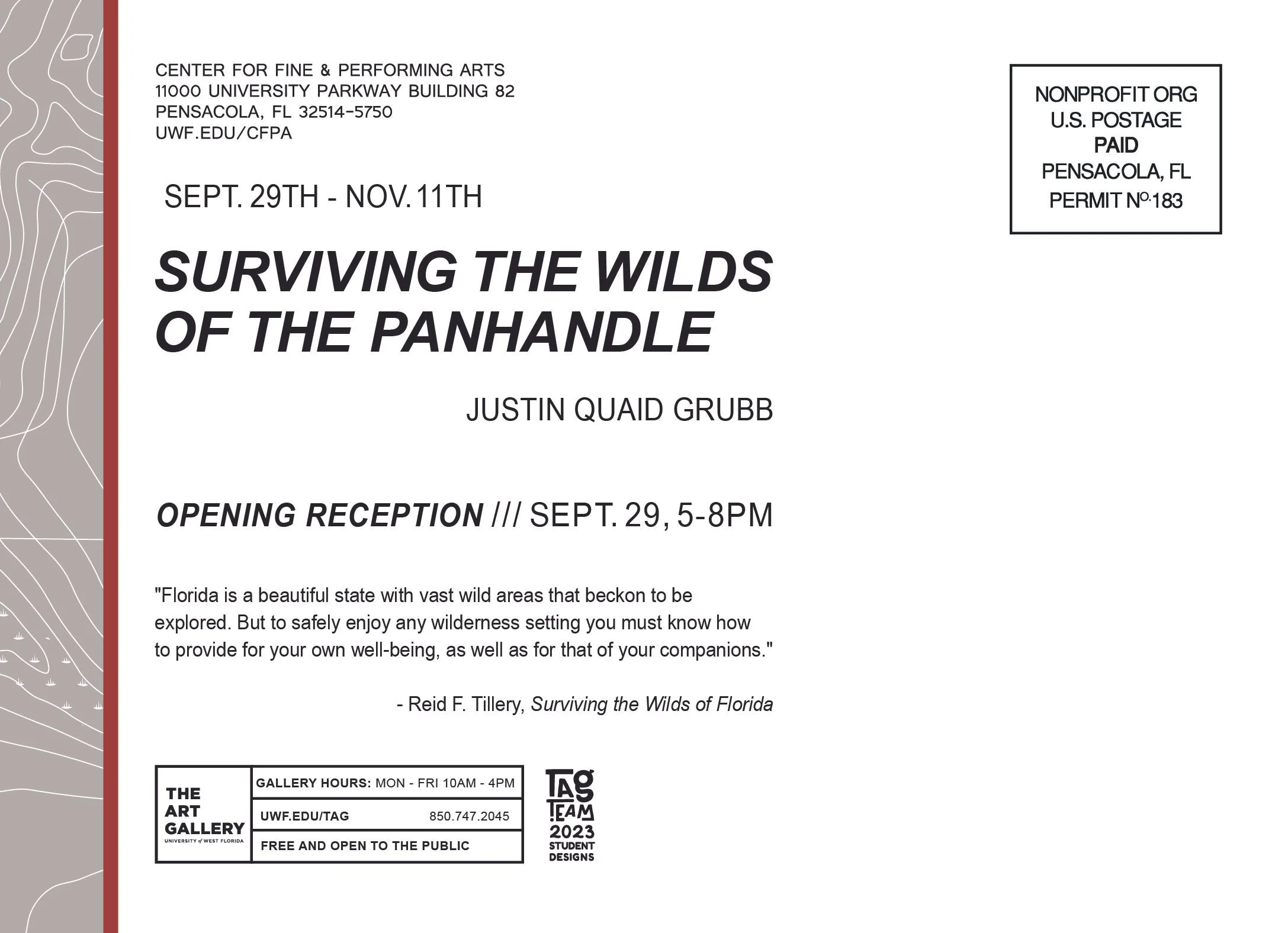  Solo exhibition by Justin Quaid Grubb  