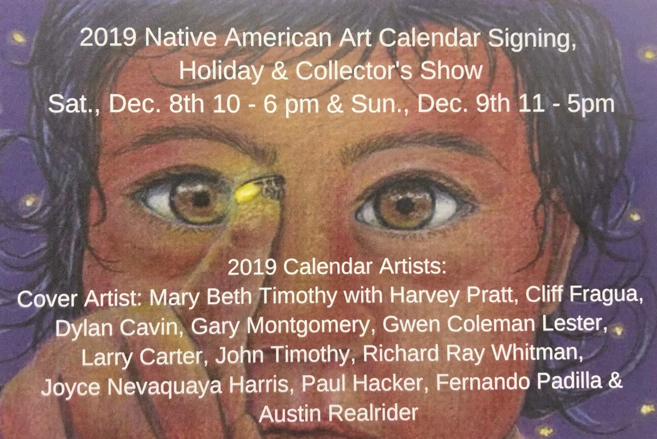 24th ANNUAL NATIVE AMERICAN ART CALENDAR SIGNING + HOLIDAY SHOW