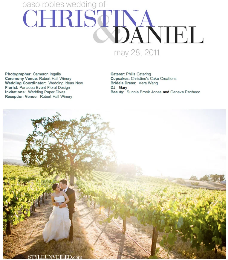 Christina & Daniel Featured (Style Unveiled)