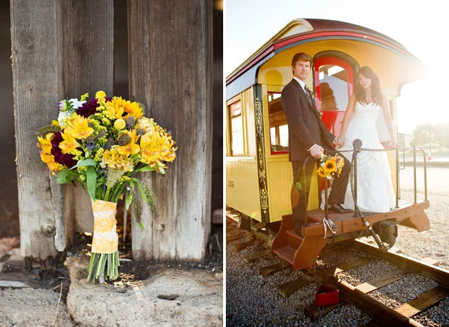 Jeremy + Danielle Featured! (Green Wedding Shoes)
