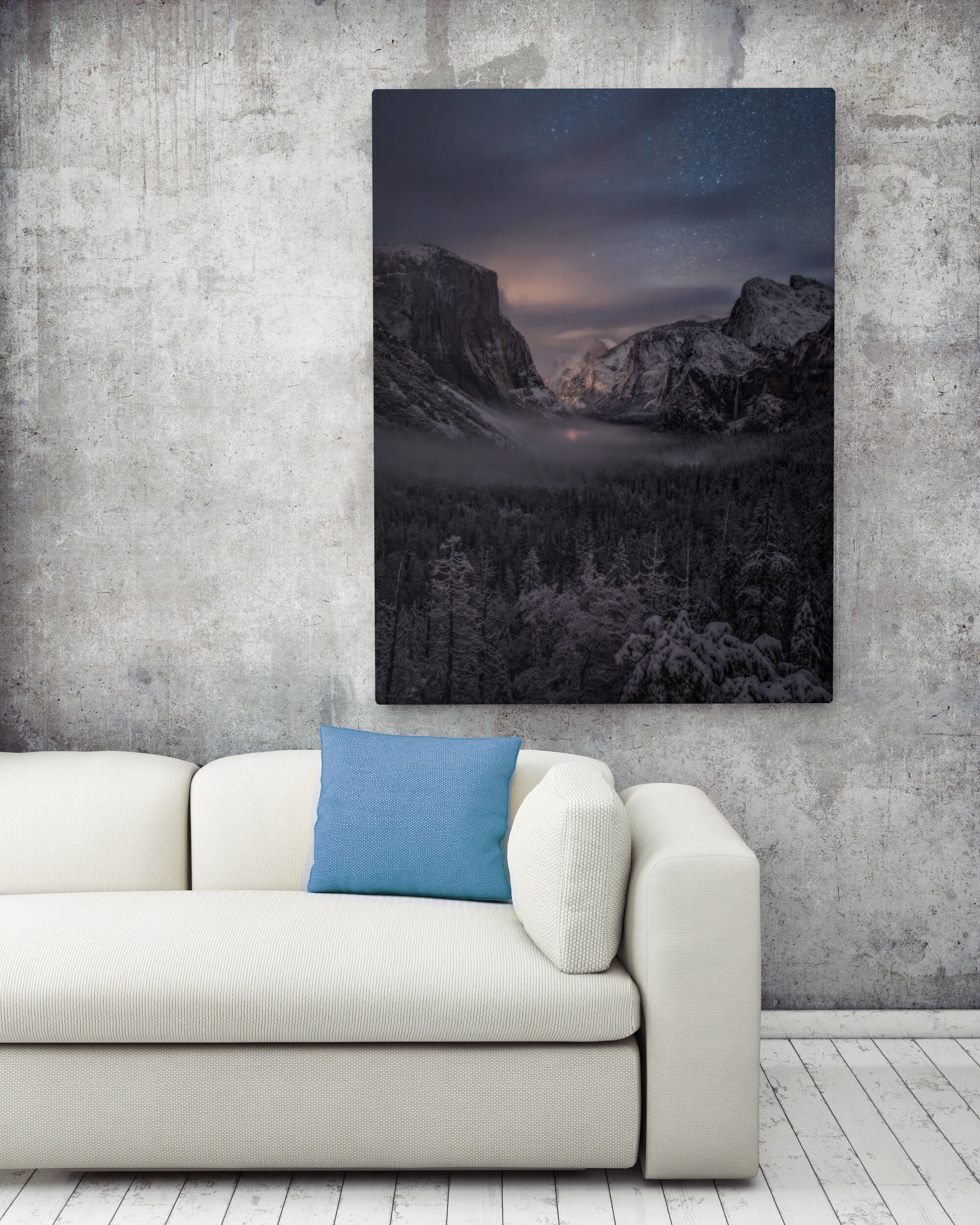 mock up poster in hipster interior background, 3D render