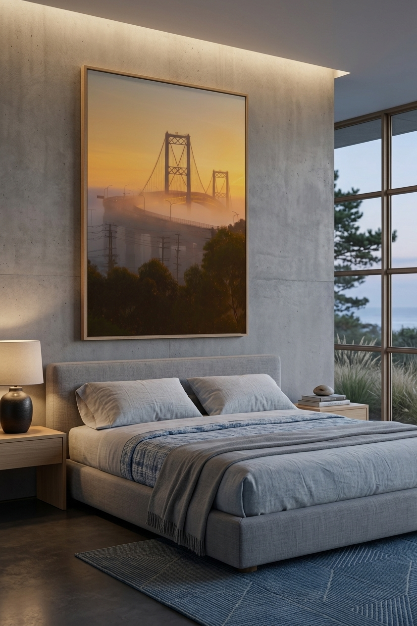 bridge-above-the-mist-print-modern-bedroom-concrete-wall-mockup.png