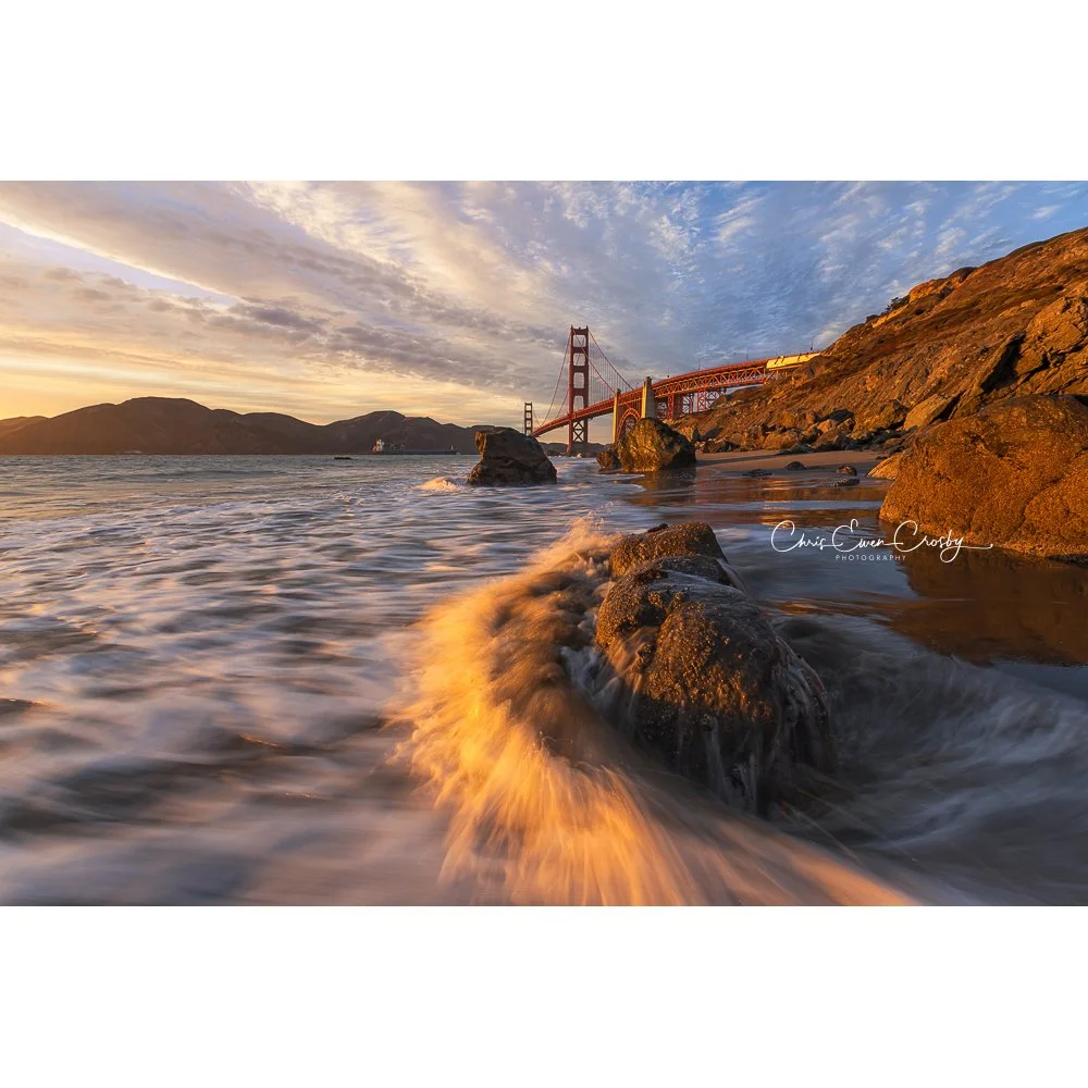 Golden Gate Golden Hour Wide