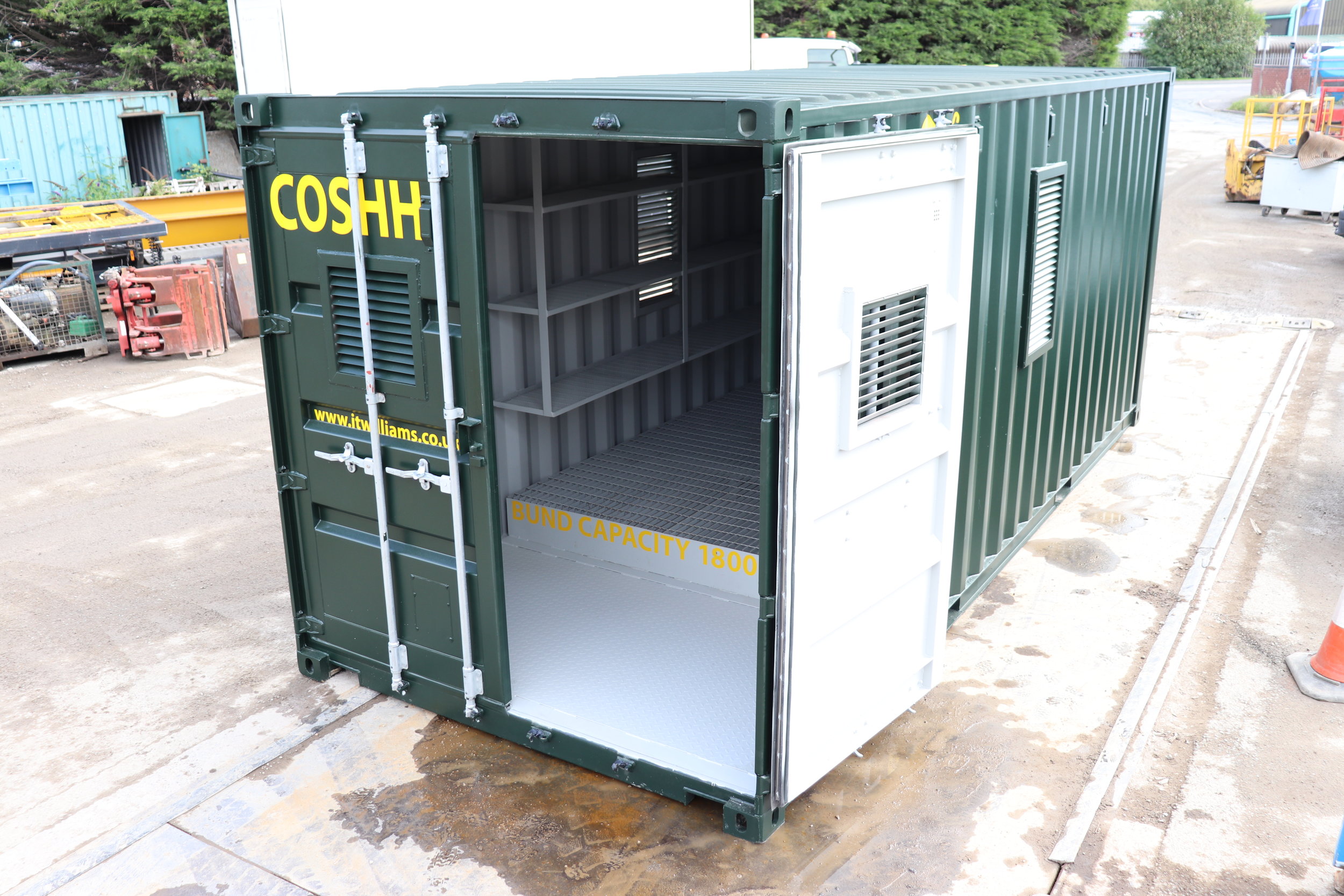 COSHH CONTAINERS — I T Williams Company Limited