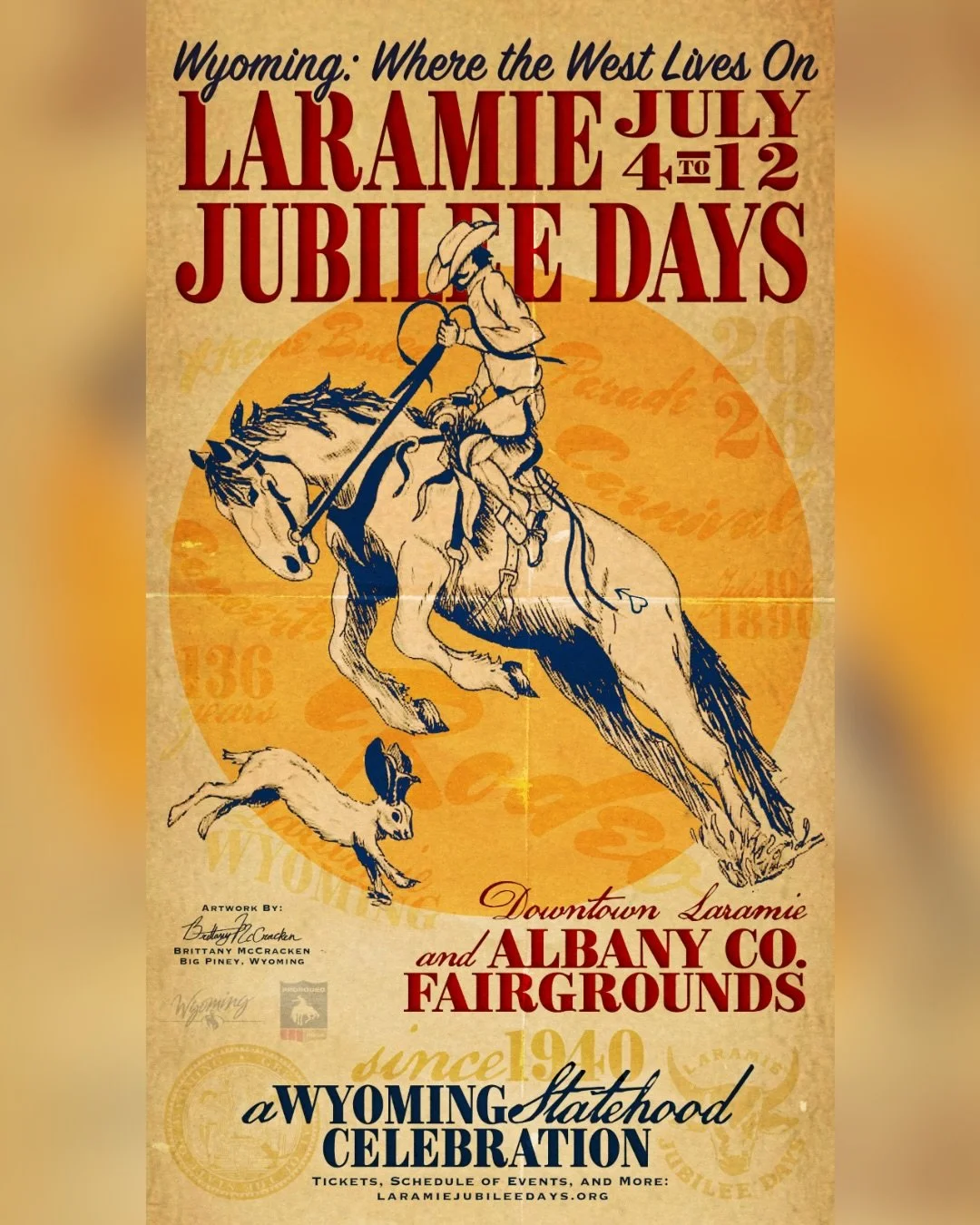 Laramie Jubilee Days: July 4 - 12, 2026