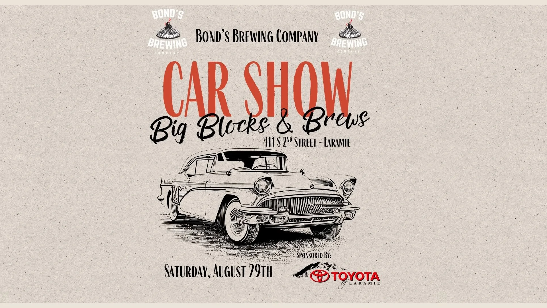 Bond's Big Blocks & Brews Car Show
