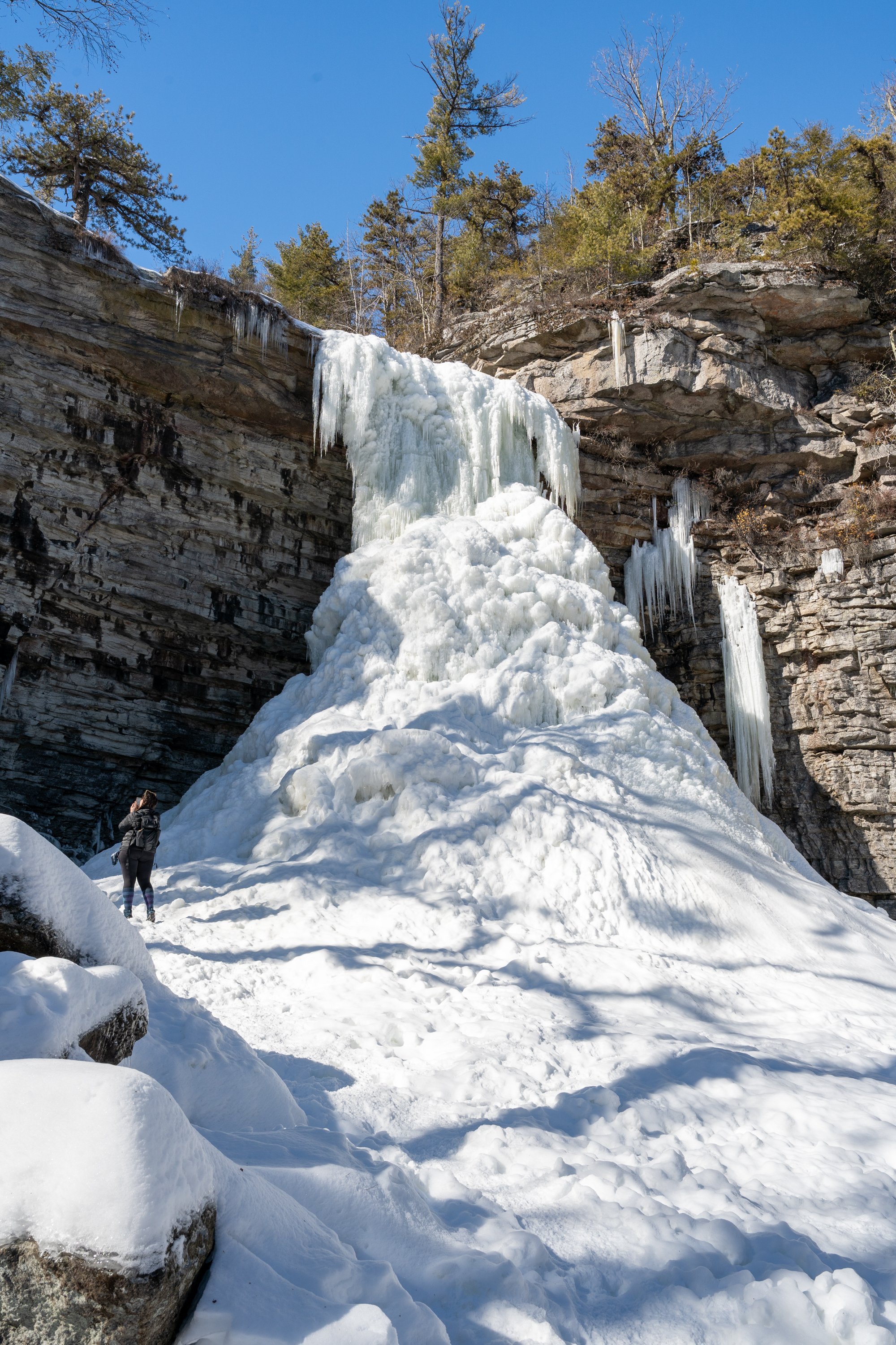 Further Afield Day Hike - Winter Waterfalls of Minnewaska