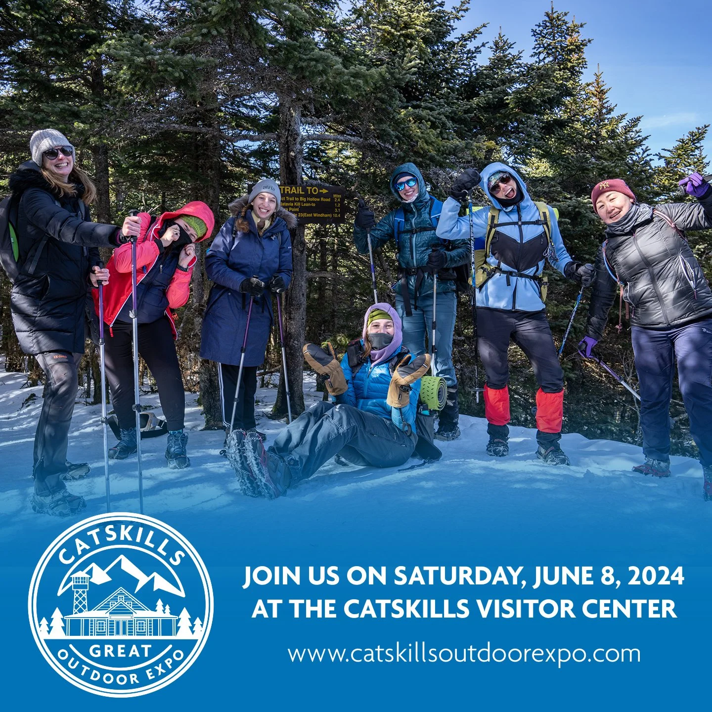 📣 Join Girl Gotta Hike at the Catskills Great Outdoor Expo tomorrow, June 8th from 10AM to 4PM to celebrate all things outdoors at the Catskills Visitor Center, the official Visitor Center of the Catskill Park! 

The Catskills Great Outdoor Expo fea