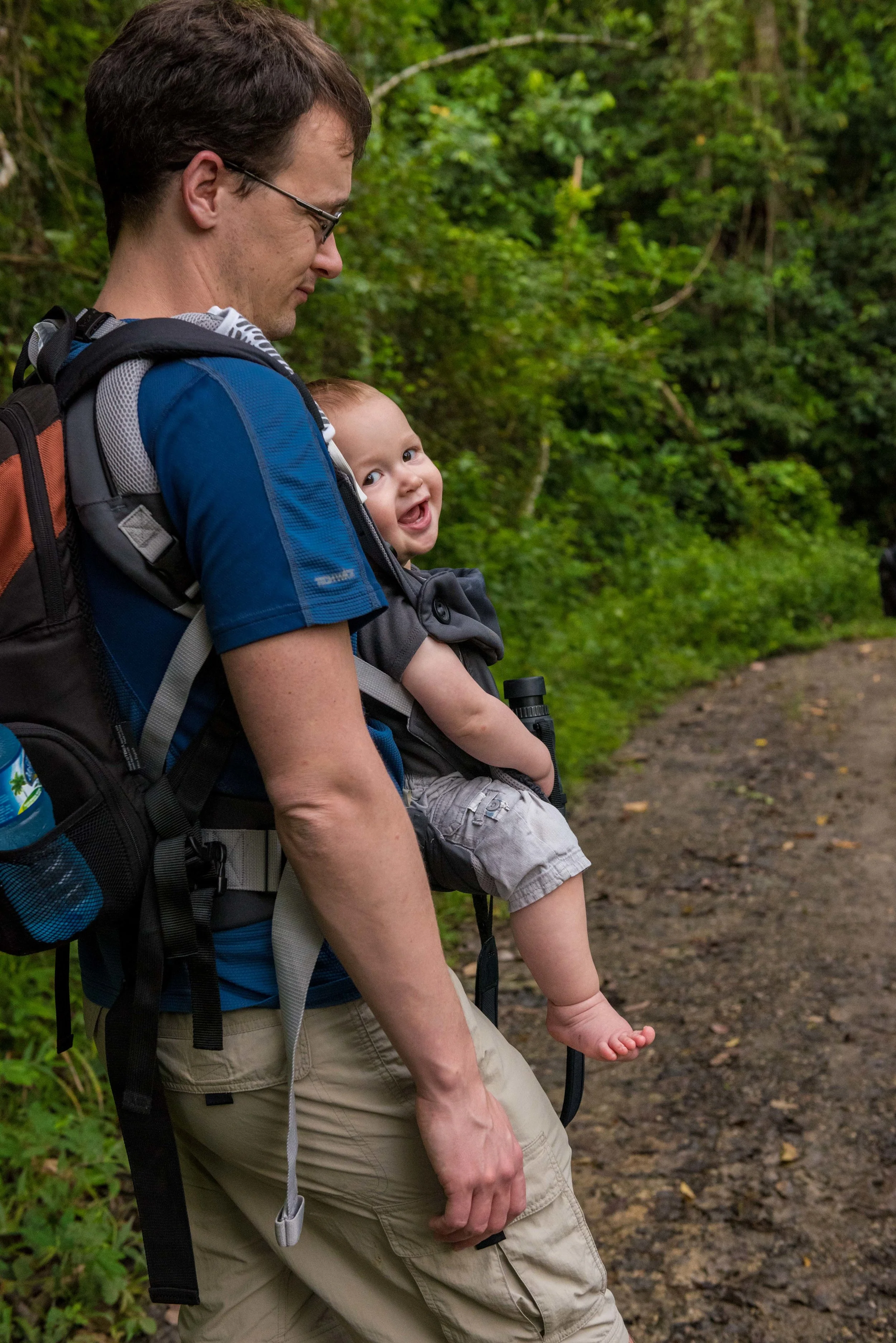 If only he was as smiley as this the whole time! Baby was having a sensitive week with his teeth coming in, and was quite the mama’s boy. Daddy was also acceptable when carrying him in the Ergobaby.